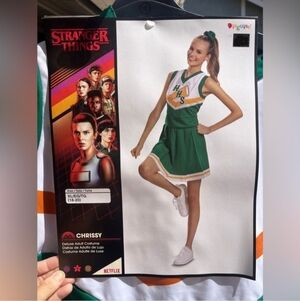 Stranger Things Cheerleader Chrissy Cosplay Halloween Costume Girl's XL (18-20)